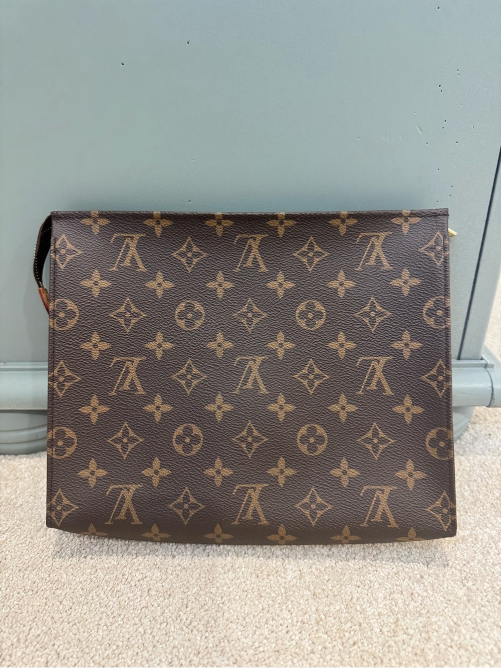 Louis Vuitton Brown Toiletry Pouch 26